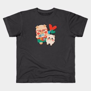 Mom And Piglet Kids T-Shirt